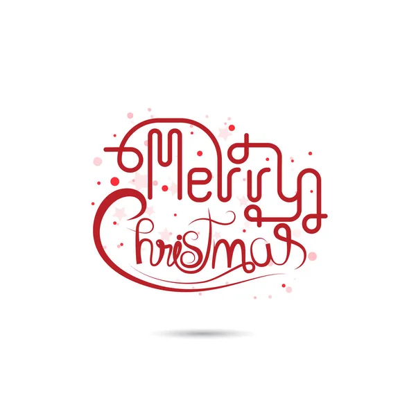 Frohe Weihnachten Schriftzug Symbol abstrakten background.vector illust — Stockvektor