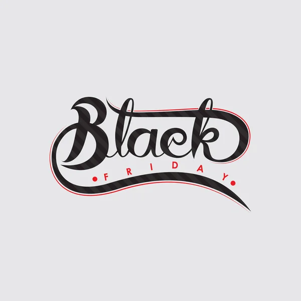 Zwarte vrijdag verkoop kalligrafie abstracte achtergrond. Black Friday S — Stockvector