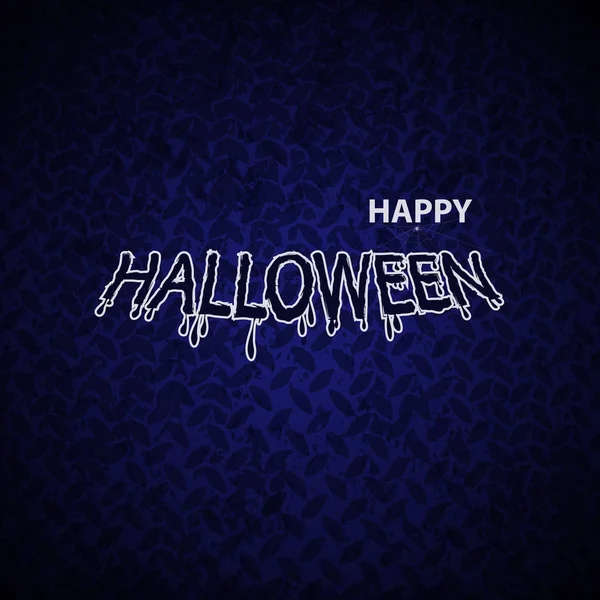 Halloween banner calligraphy.Halloween truque ou tratar cele festa — Vetor de Stock