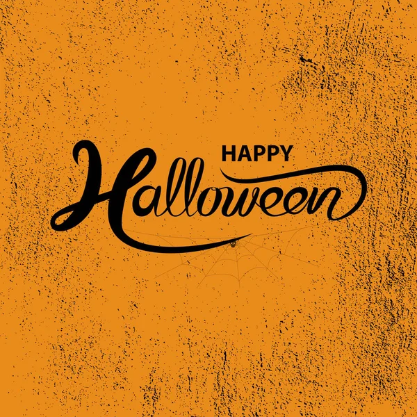 Halloween banner calligraphy.halloween trick oder behandeln party cele — Stockvektor