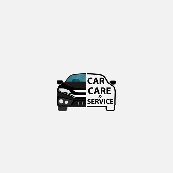 Car sign.car service logo vektor design template.car service und — Stockvektor