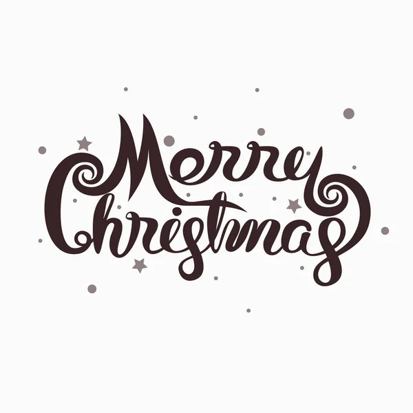 Frohe Weihnachten typografisches Design elements.merry christmas ve — Stockvektor