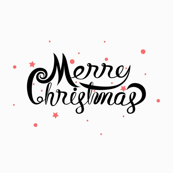 Frohe Weihnachten typografisches Design elements.merry christmas ve — Stockvektor