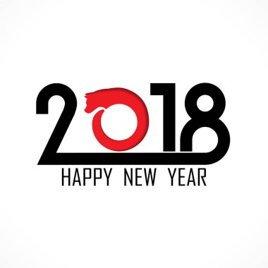 2,0,1 ve 8 ve köpek tatil arka plan kavramı ile oturum açın. Mutlu n