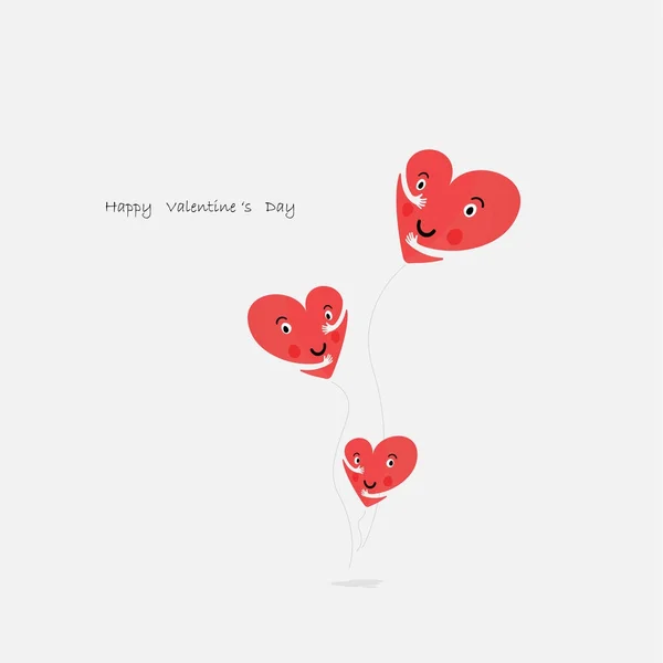 Corazón iconos vector logotipo diseño template.Love concept.Valentine 's — Archivo Imágenes Vectoriales