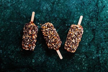 çikolata tereyağı dondurma popsicles