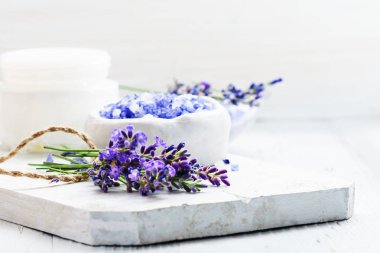 Lavanta spa için malzemeler