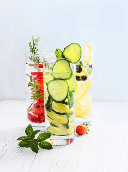 detox water in glass