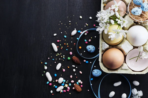 Arka plan pişirme Paskalya tatili.