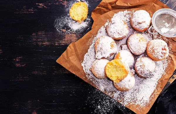 Italiaans dessert van gebakken carnaval — Stockfoto