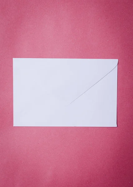 Envelope Pink Paper Background Love Letter — Stock Photo, Image