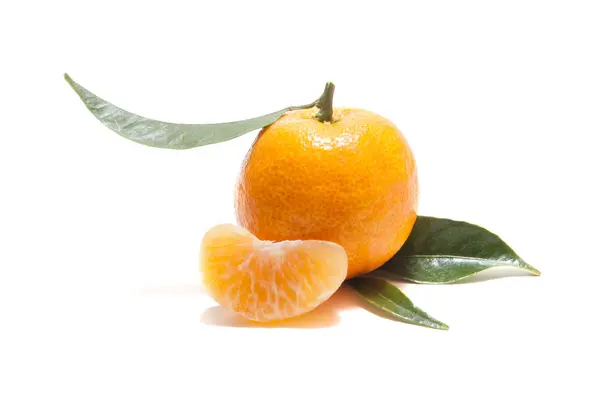 Tangerine White Background — Stock Photo, Image