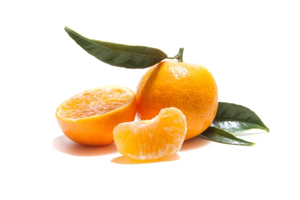 Tangerine White Background — Stock Photo, Image