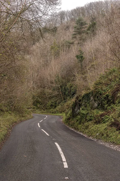 チェダー峡谷への道 — ストック写真