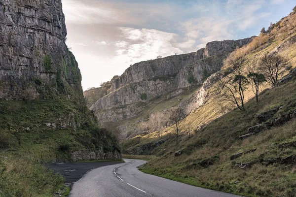 Road Cheddar Gorge — Stock Photo, Image