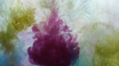 Su ve boyayla ilgili deneyler # 1.