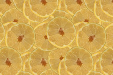 arkaplan olarak limon dilimleri, meyve kavramı