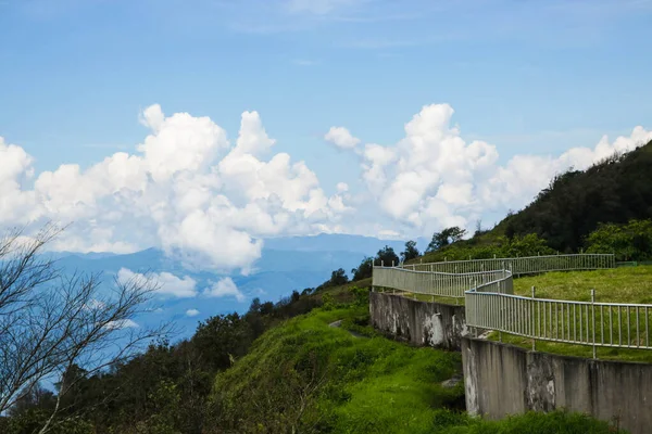 Doi Inthanon Parque Nacional Ponto Vista Para Ver Montanha Céu — Fotografia de Stock