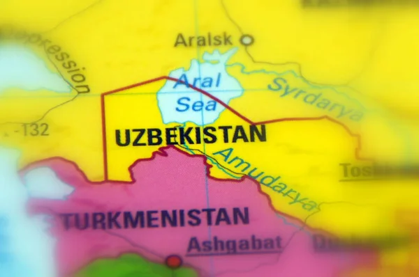 Uzbekistan, officially the Republic of Uzbekistan (selective focus)