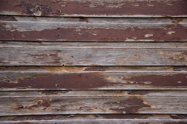 Fundo genérico de madeira meias pranchas pintadas horizontal desgastado — Fotografia de Stock