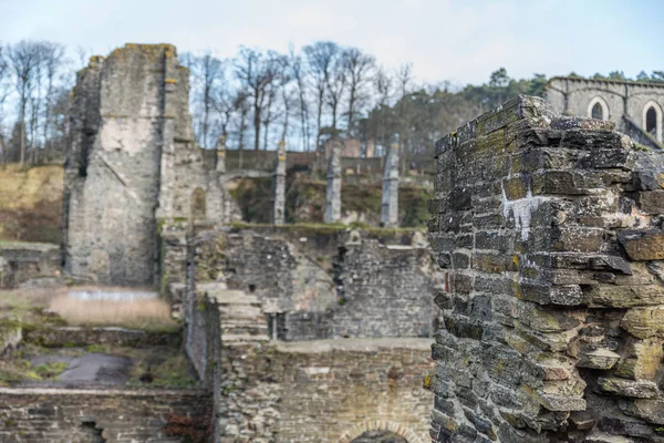 Villers Abbey Abbaye de Villers egy elhagyatott ősi ciszterci. — Stock Fotó