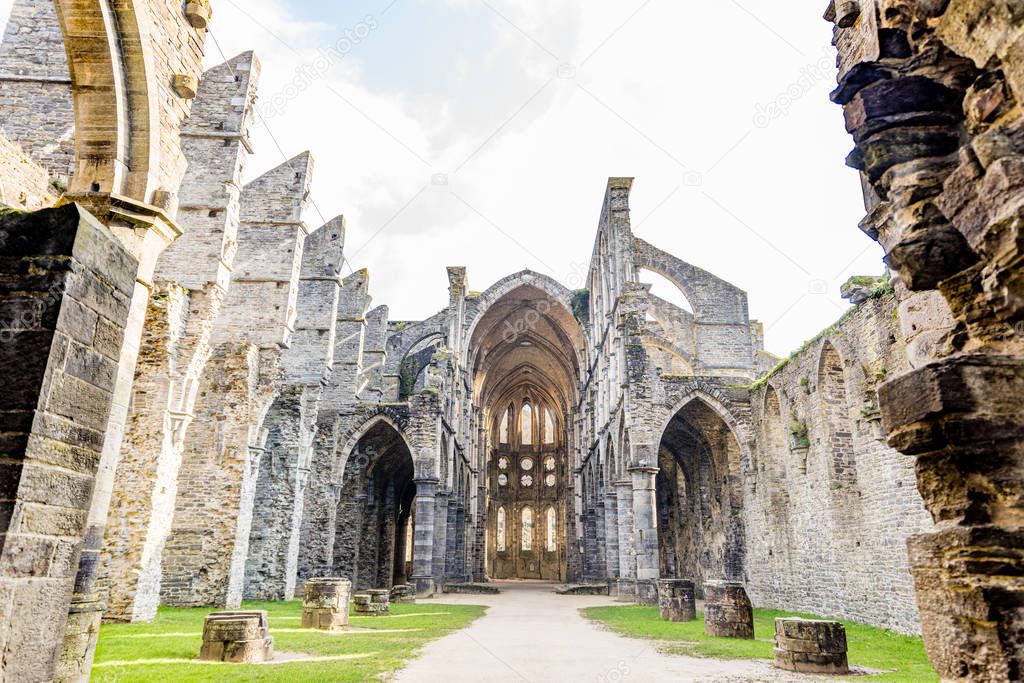 Villers Abbey abbaye de Villers is an abandoned ancient Cisterci