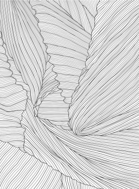 yaprak desenli vektör soyut arka plan, vektör illüstrasyon