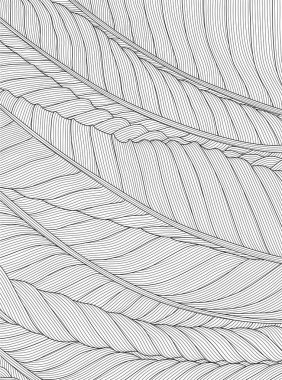 yaprak desenli vektör soyut arka plan, vektör illüstrasyon