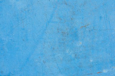 Eski boyalı mavi metal doku mavi renk