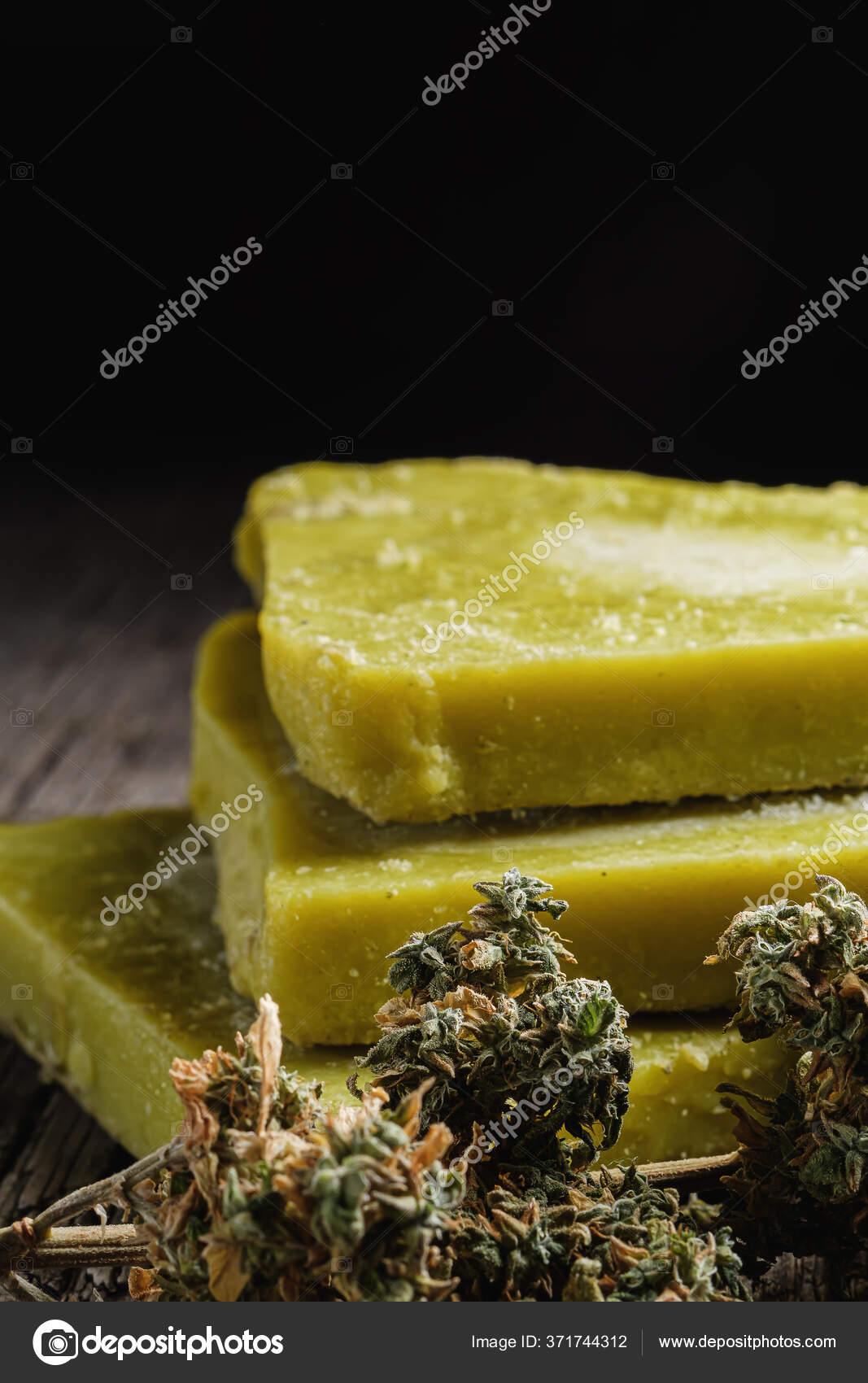 Rustic Cannabis Butter Medical Marijuana Bud Old Rust Metal Dripping Stock Photo By C Allexander