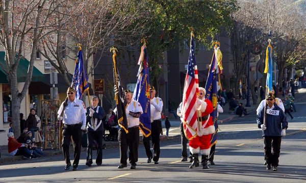 Benicia Décembre 2019 Participants Non Identifiés 25E Parade Annuelle Noël — Photo