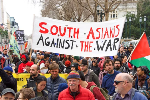 Oakland Jan 2020 Unidentified Participants 6Th Annual Rally March Reclaim — Stockfoto