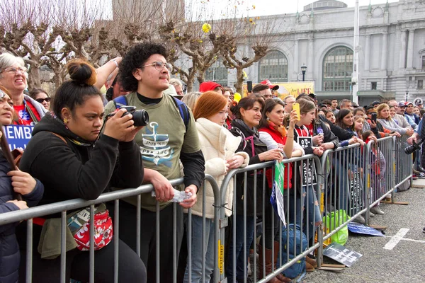 San Francisco Enero 2020 Participantes Identificados 16º Mitin Anual Walk — Foto de Stock