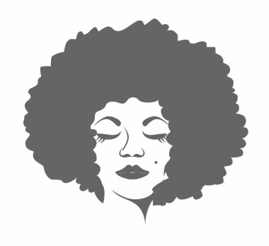 Afro kadınların vektör tasarımı