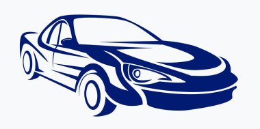 Resim araba silueti logo vektörü eps biçimi