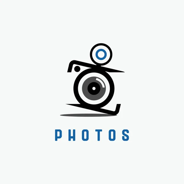 Vettore Del Classico Formato Eps Logo Fotocamera Pothography Adatto Vostre — Vettoriale Stock