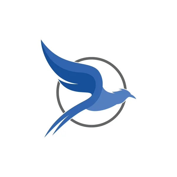 Vector Flying Bird Logo Design Eps Format Κατάλληλο Για Τις — Διανυσματικό Αρχείο