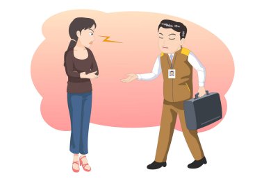 Müşteri ve hizmet makalesi illüstrasyonu