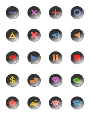 Color painting icon clipart