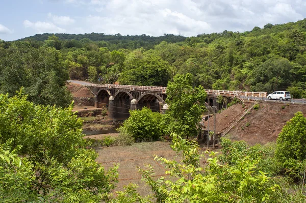 Jun 2009 Bridge Arjuna River Rajapur Ratnagiri District Konkan Maharashtra — Stock Photo, Image