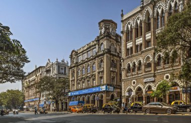 18 Mayıs 2017 D.N.road, Fort Dadabhai Naoroji Naoroji Fort Mumbai Maharashtra INDIA Mimari ve STREETSCAPE