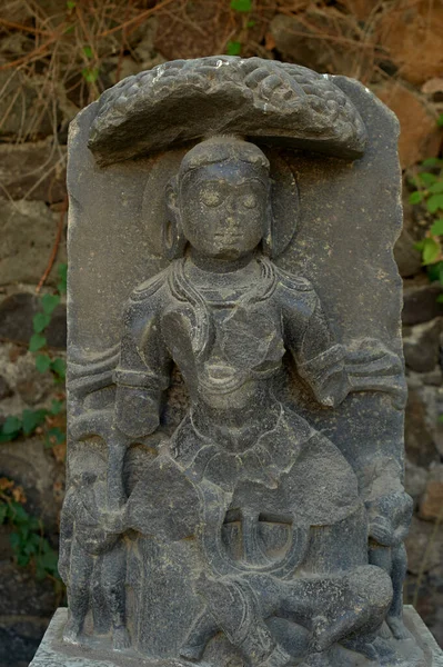 2010 Nov Skulptur Utanför Museum Daulatabad Fort Aurangabad Maharashtra Indien — Stockfoto