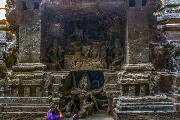 Kasım 2011 Ravana Kailash Kailash Tapınağı Unesco Dünya Mirası Sitesi — Stok fotoğraf