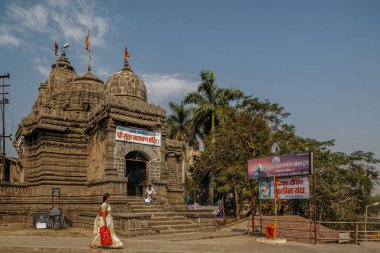 20 Şubat 2007-Sri Sundar Narayan Mandir 1756 'da Godavari Nehri' ndeki banka; Nasik; Maharashtra-INDIA asia 