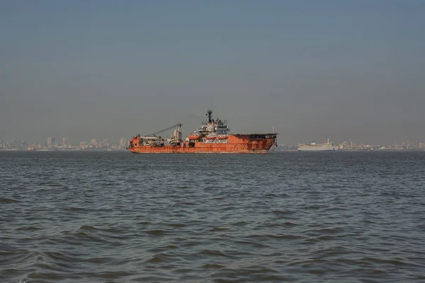 Dec 2006 Veiw Bombay Harbur Elephanta Mumbai Maharashtra India — Stock Fotó