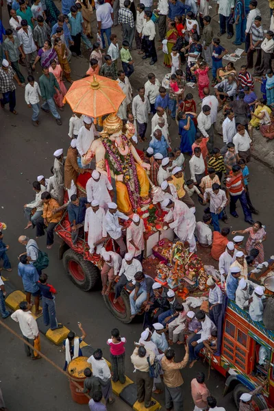 N0V 2005 Ídolo Del Señor Ganesh Ganpati Elefante Cabeza Dios — Foto de Stock