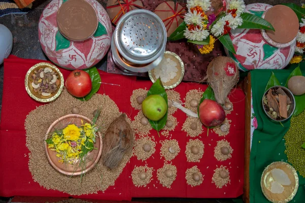 Hindu Seimonial Worship Rituals Practices — Stock Photo, Image