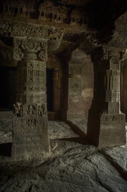 Aurangabad Mağaraları, Maharashtra Hindistan 'ın Aurangabad şehrinde Budist tapınakları.