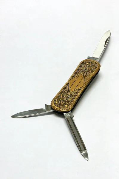 Apr 2011 Vintage Solingen Pocket Knife Kalyan Vicino Mumbai Maharashtra — Foto Stock