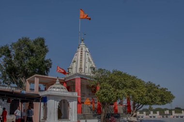 16 Şubat 2005-Shree Mangalnath Shiva tapınağı Her Skand Puran Mars-Bhairavgadh yolunun doğduğu yerdir, Ujjain, Madhya Pradesh India